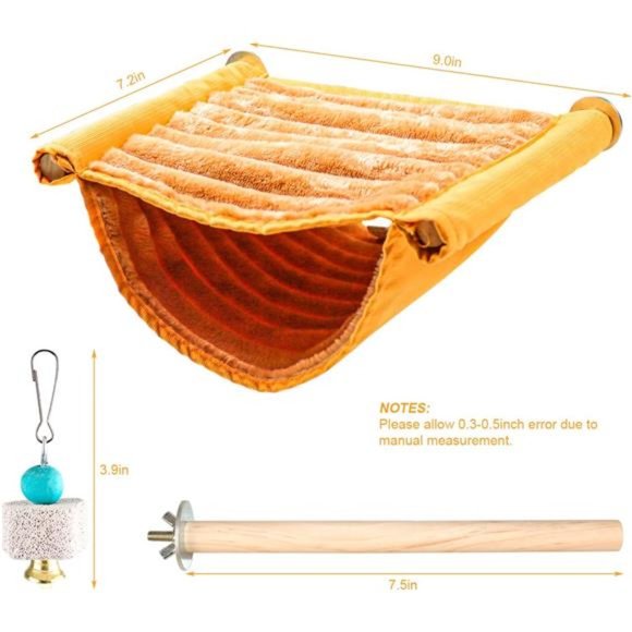 Bird Nest House Winter Warm Parrot House Bed Hammock Tent Toy Bird Cage Perch - Picture 3 of 8